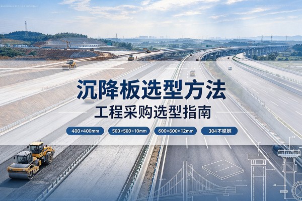华坪沉降板选择方法