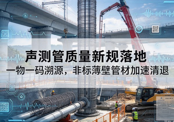 华坪声测管质量新规落地，一物一码溯源，非标薄壁管材加速清退