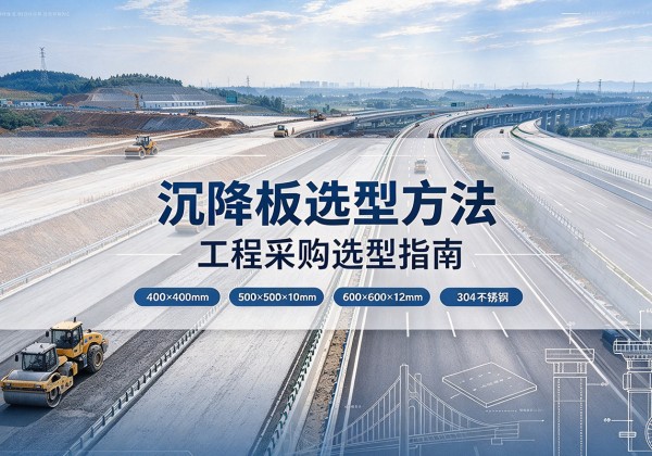 华坪沉降板选择方法